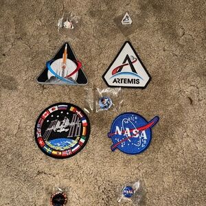 NASA and Artemis Space Mission Patches Set